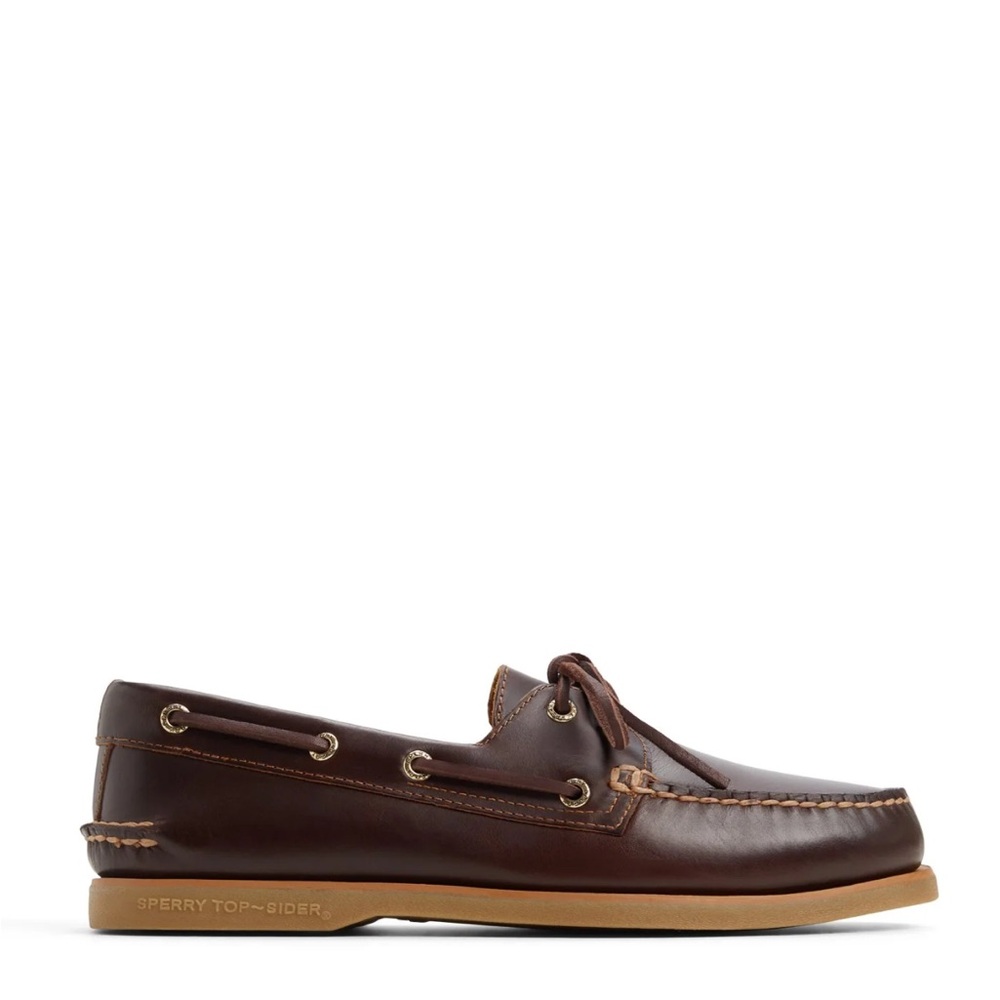 Gold Cup™ Authentic Original™ 2-Eye Boat Shoe brown 7.5